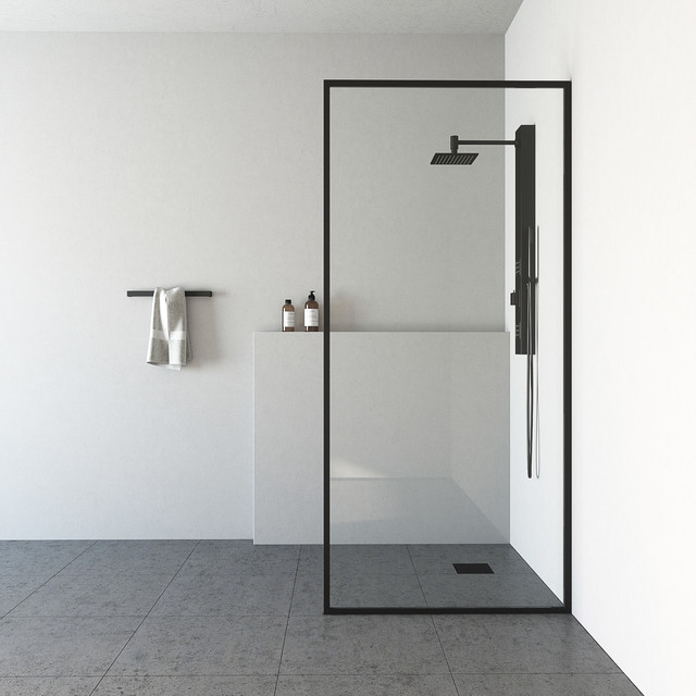 Vigo Meridian 34 X74 Fixed Gl Shower Screen Vigo Meridian 34 X74 Fixed Gl Shower Screen