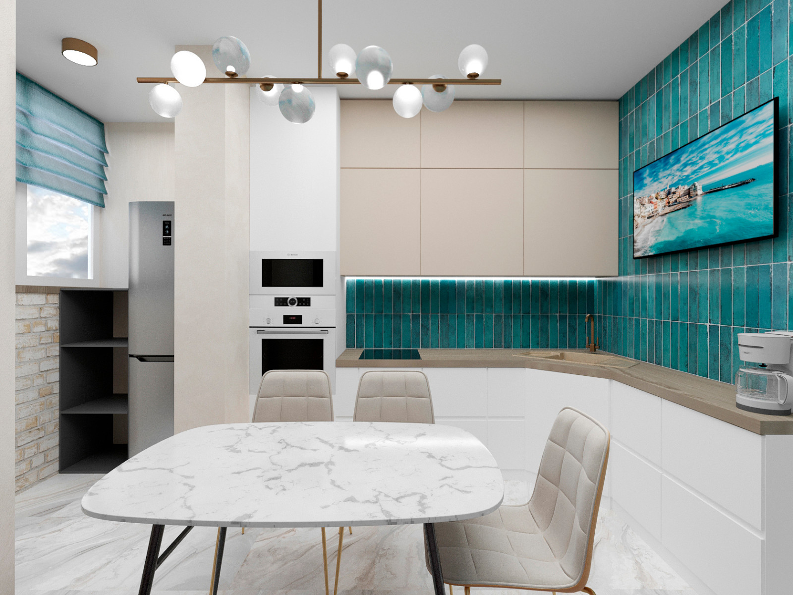 Солнечный остров. Дизайн 3-х комнатной квартиры