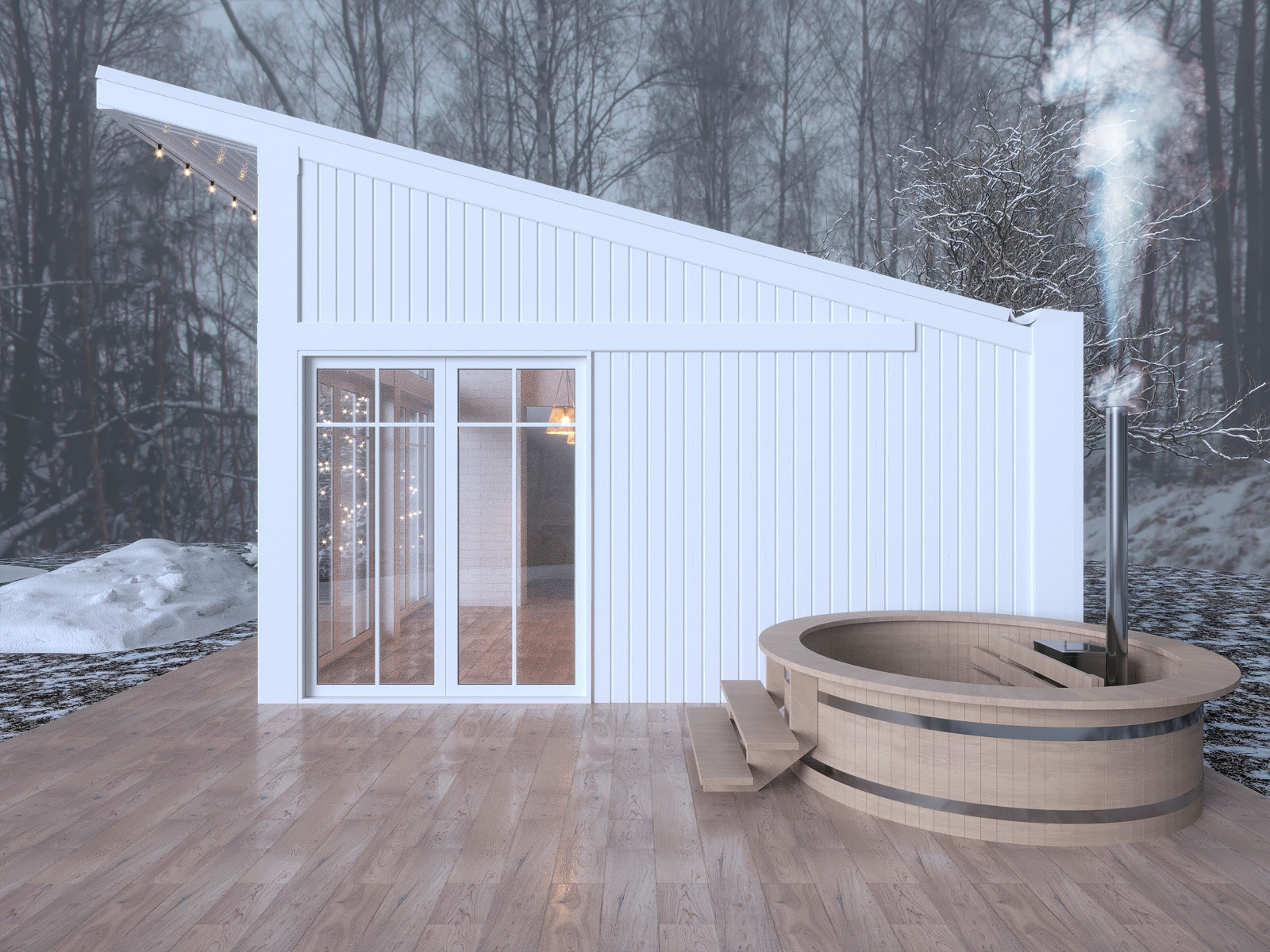 Модульная дача. Проект недорогого дачного дома