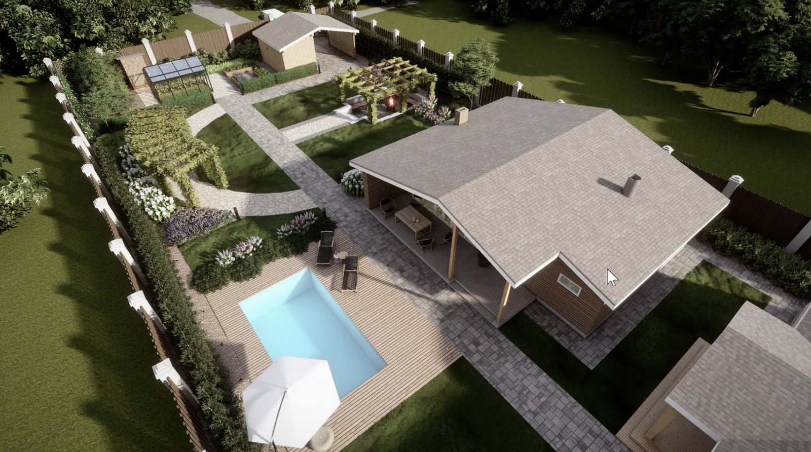 Проект сада "Гармония", Новосибирск