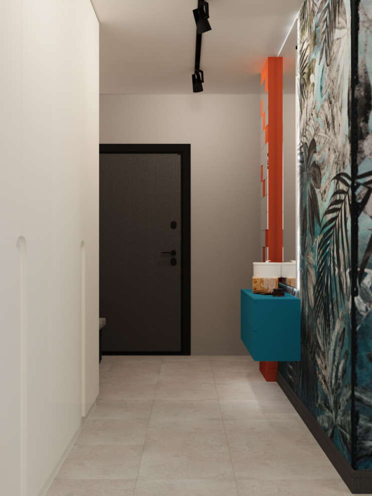 Двухкомнатная квартира с ярким интерьером