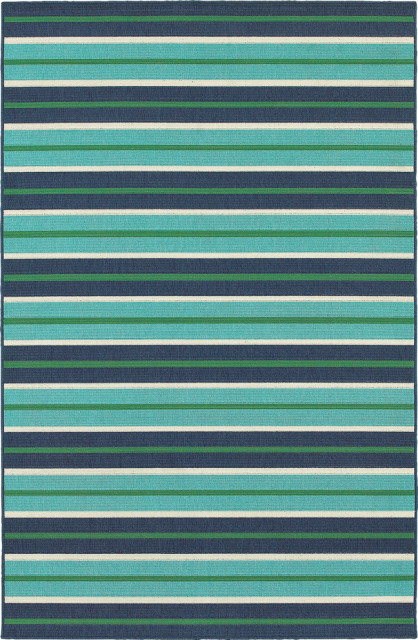 Oriental Weavers Meridian 9652F 7'10" Round Blue/Green Rug