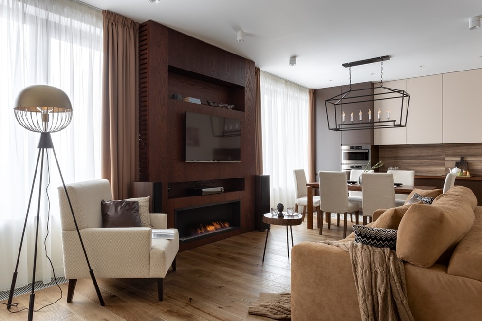 Квартира 81 кв.м. в современном стиле в ЖК Перовский