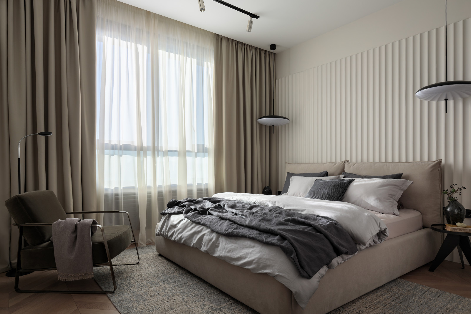 Stylish apartment with one bedroom and home office