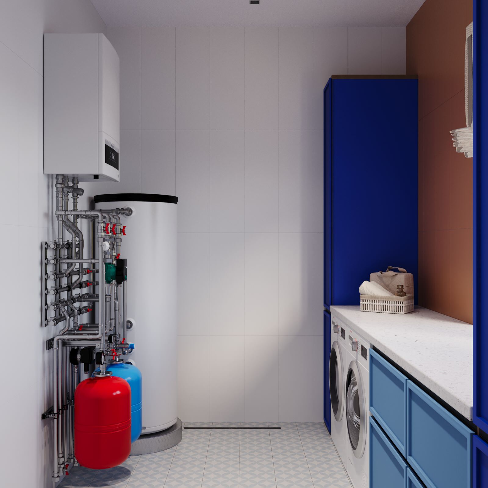 Дизайн 2х этажного дома в стиле эклектика