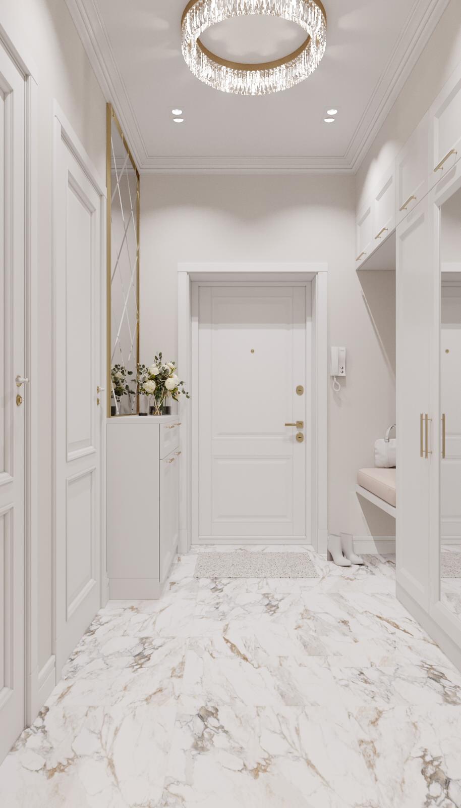 5. Calm classic. Прихожая