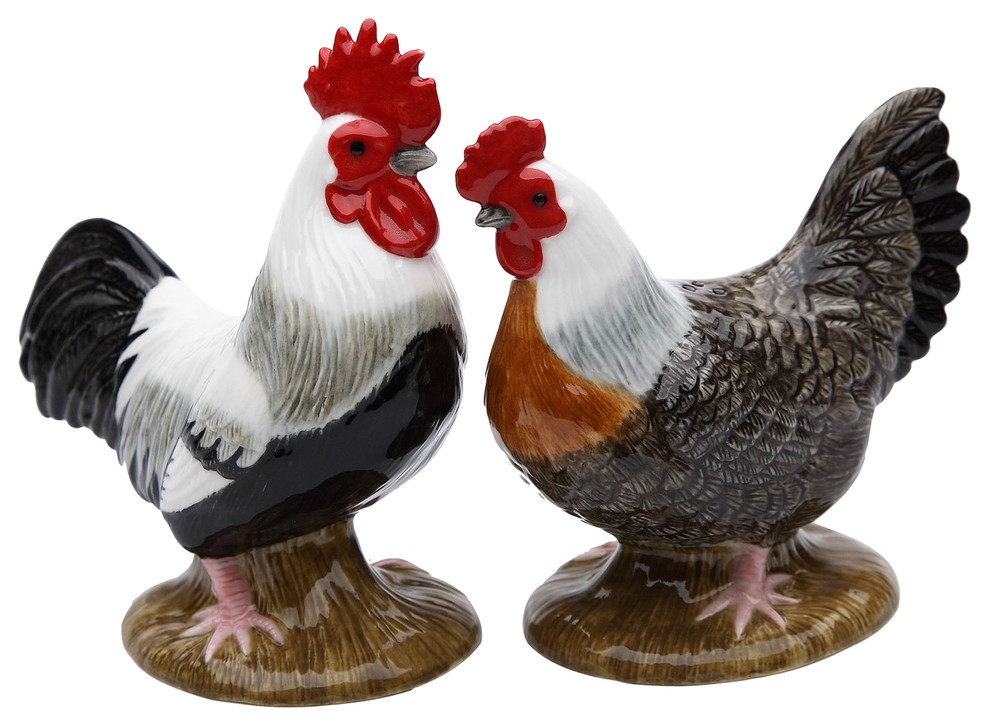 Rooster Couple Salt and Pepper Shaker