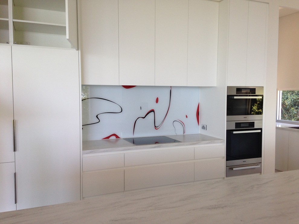 Contemporary kitchen in Adelaide.