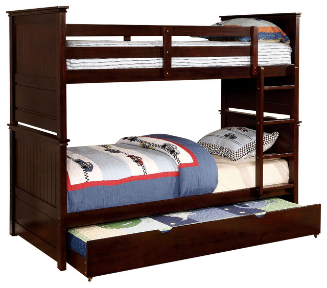 Fairfax Country Style Twin Over Bunk Bed Transitional Fairfax Country Style Twin Over Bunk Bed