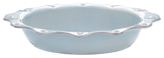 Berry and Thread Oval Baker - Small - Blue