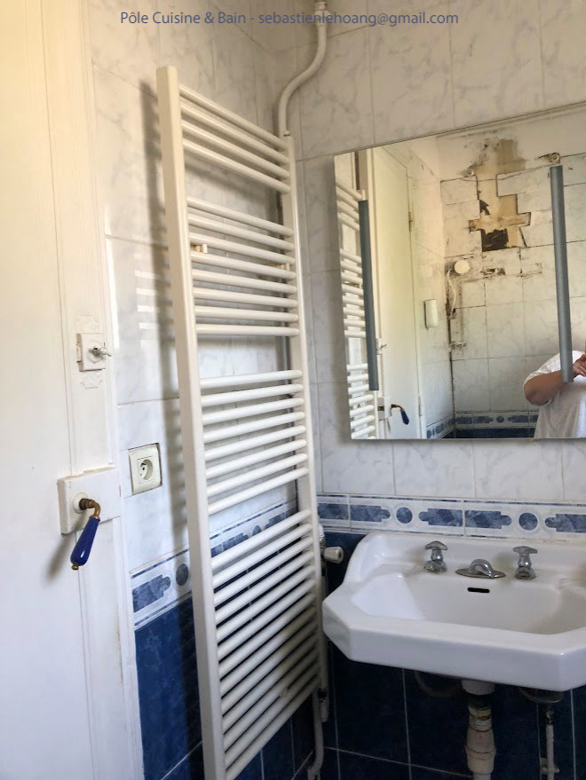 Salle de bain devenue salle d'eau