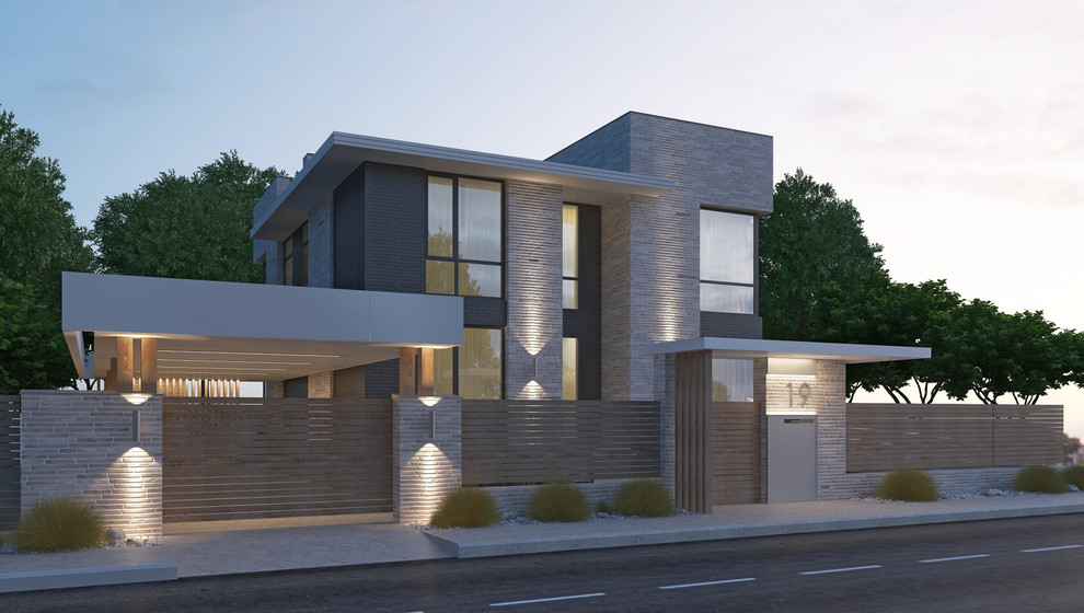 Современный дом из ригеля