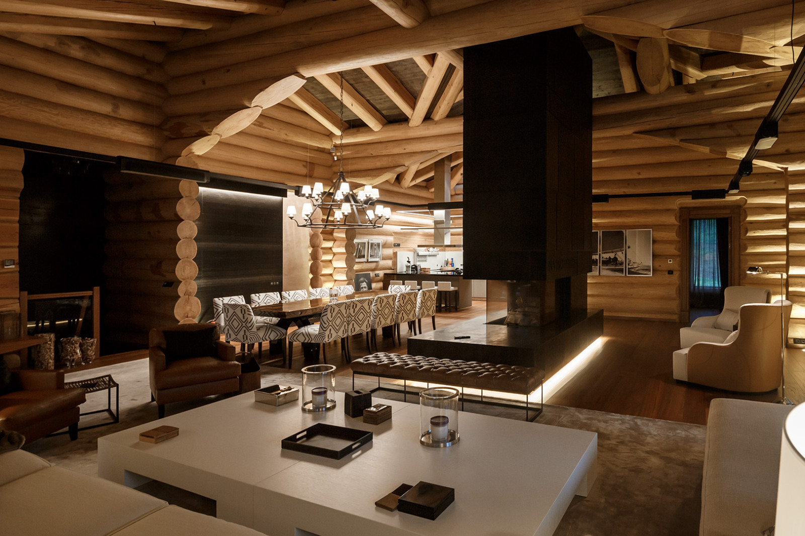 Интерьер деревянного дома