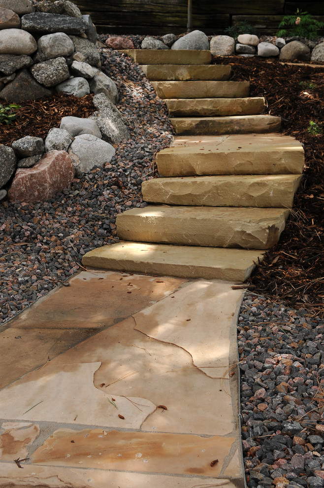 This is an example of a rustic landscaping in Denver.