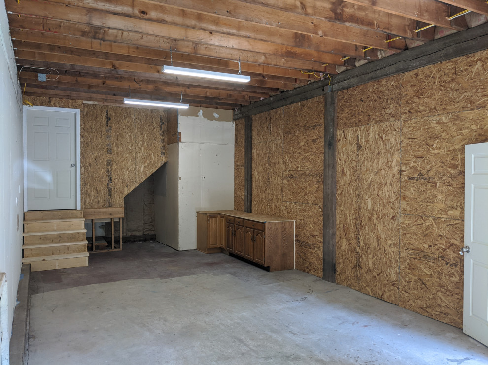 Foto på ett mellanstort lantligt fristående kontor, studio eller verkstad