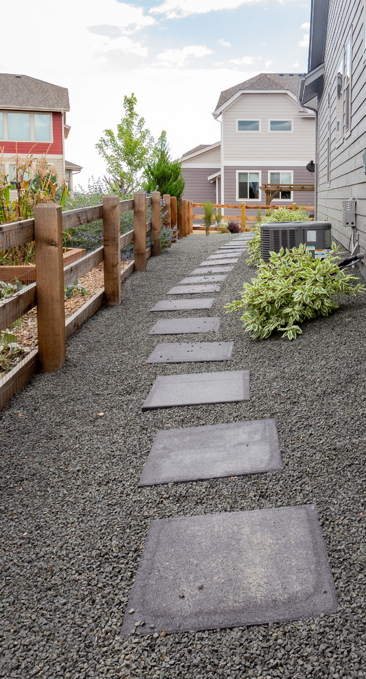Inspiration for a modern home design remodel in Denver