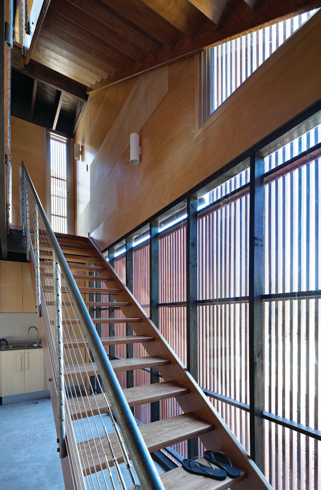 This is an example of a contemporary staircase in Brisbane.