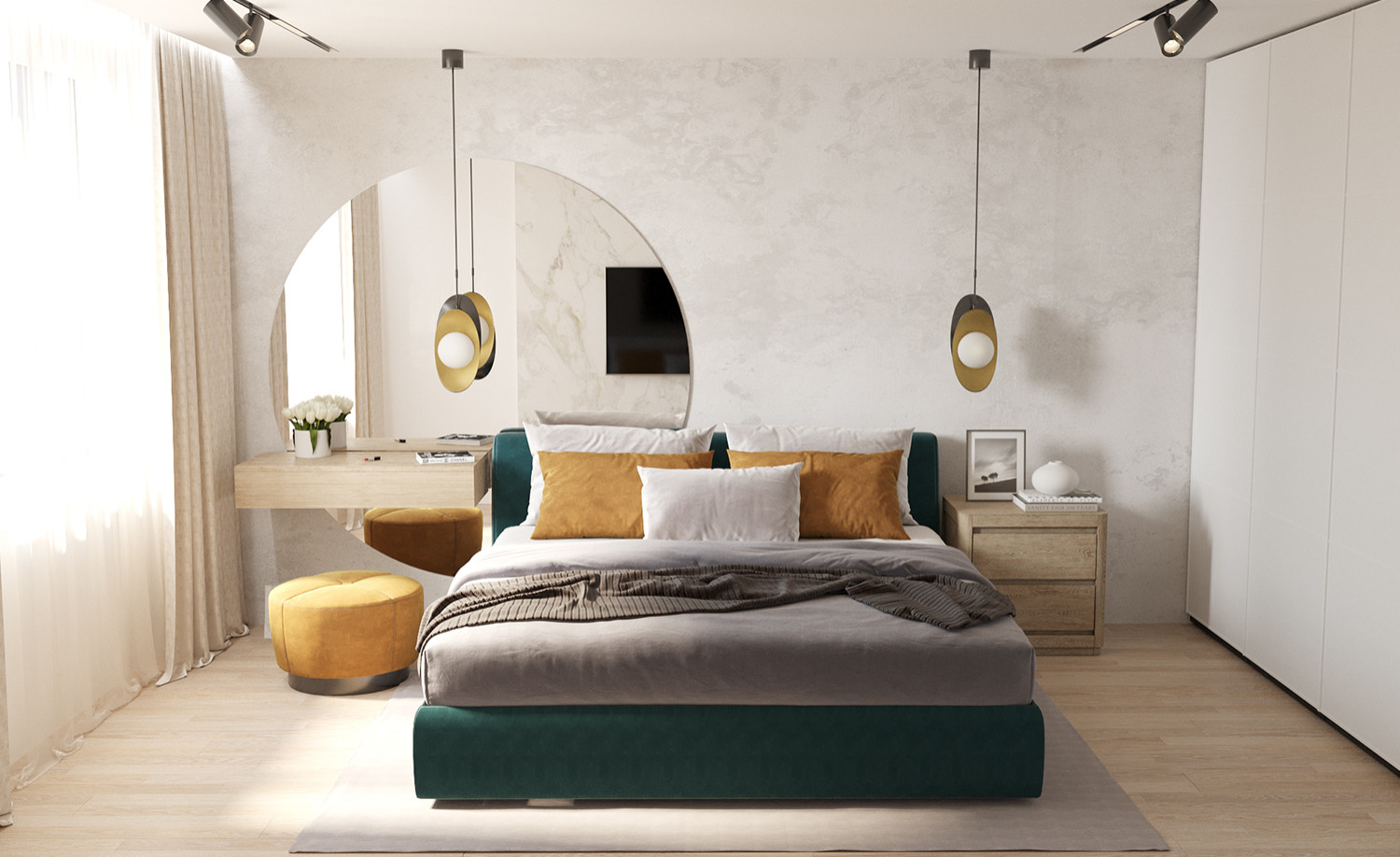 Квартира с изумрудным акцентом