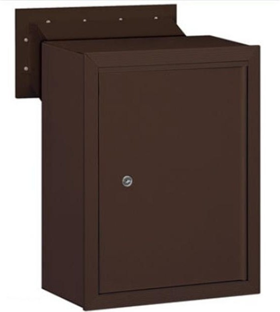 Salsbury Industries 2256BRZ Receptacle Option for Mail Drop, Bronze