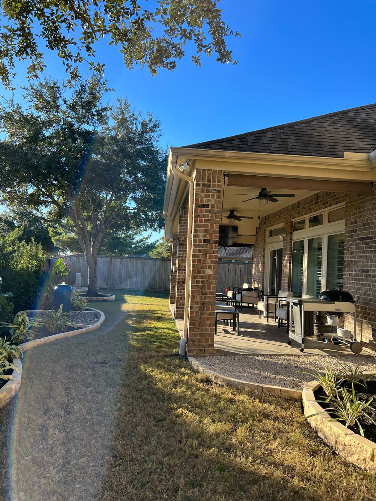 Putting Green, Backyard Paradise and Front yard Makeover in Fulshear!