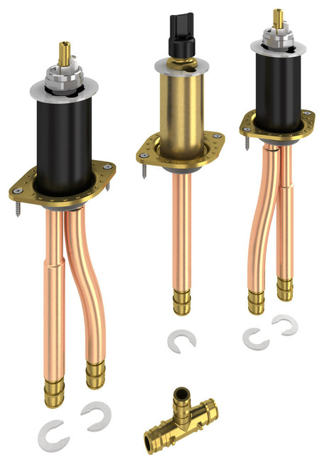 Delta Classic Two Handle Flexible Mount, PEX Cold Expansion, R2707-MF ...