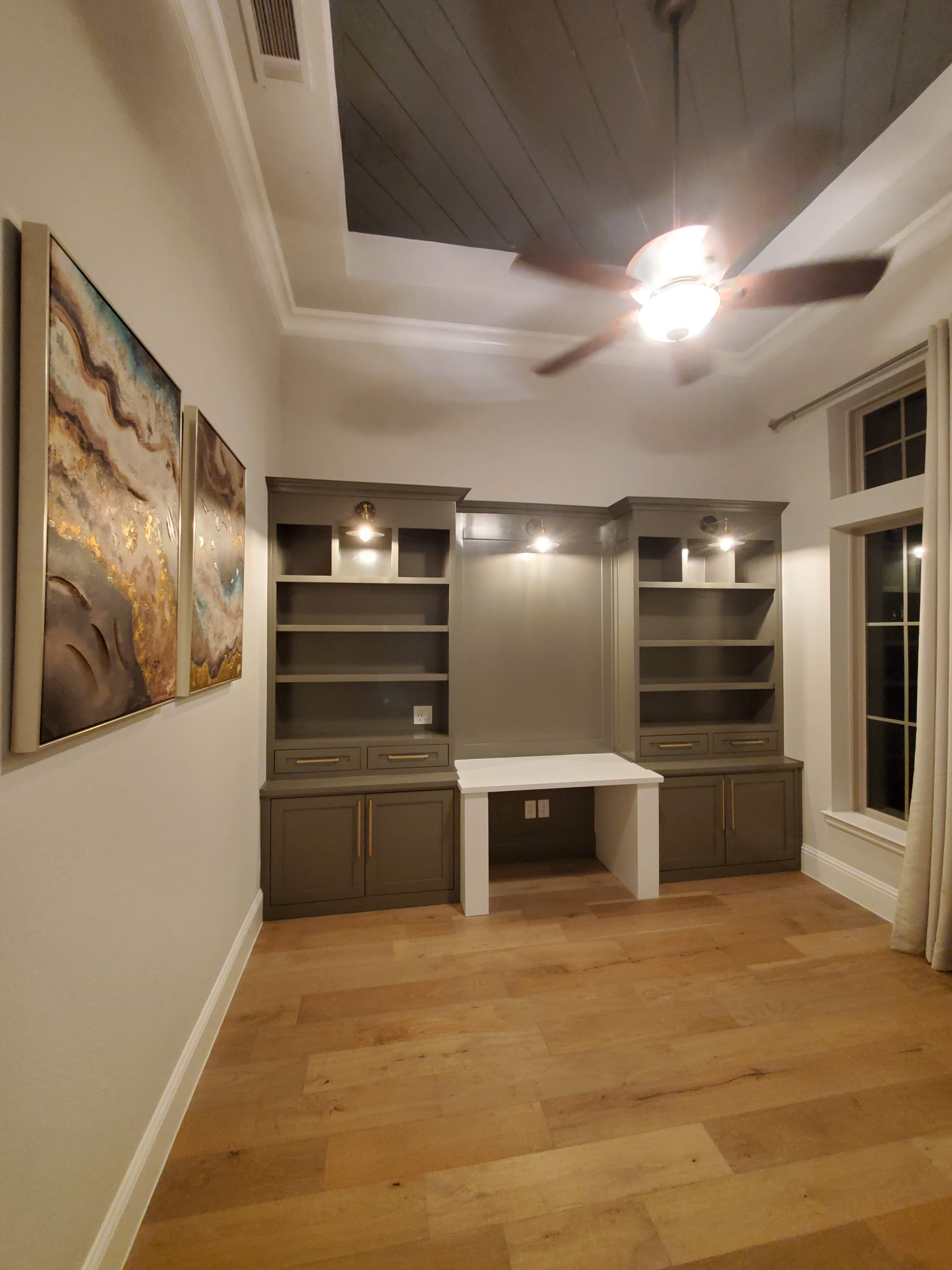 Sophisticated and Organized Home Office Nook