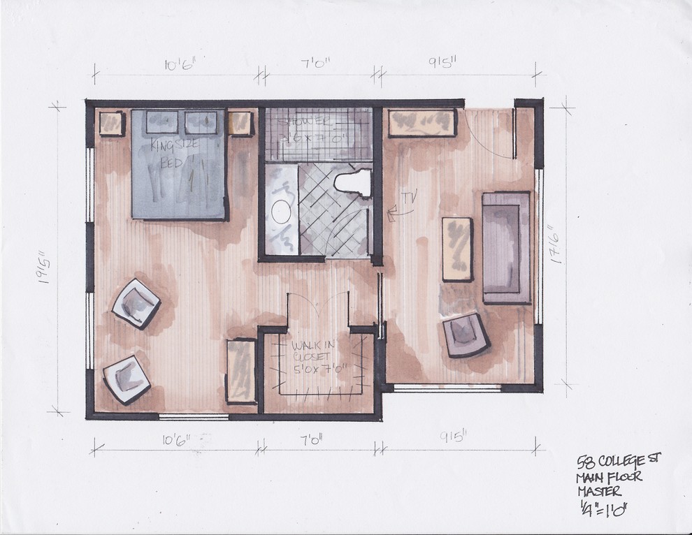 living in place space plans- granny suite