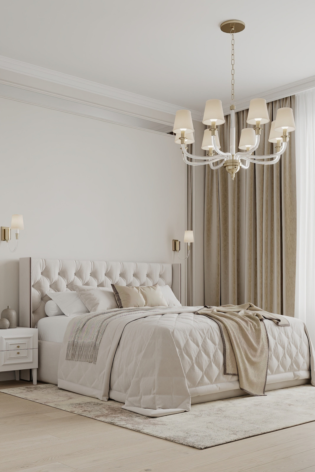 Дизайн и ремонт квартиры в ЖК Сердце Столицы - Поэзия неоклассики