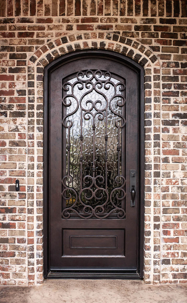 New Construction Iron Doors Traditional Exterior Dallas by Ironclad Doors and Fireplaces