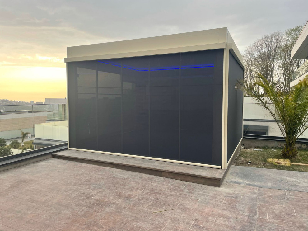 биоклиматическая пергола сдвижная