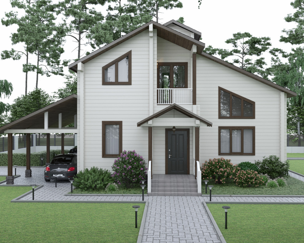 Проект дома в московской области, коттеджный поселок «ОЗЕРО ЖЕМЧУЖИН»