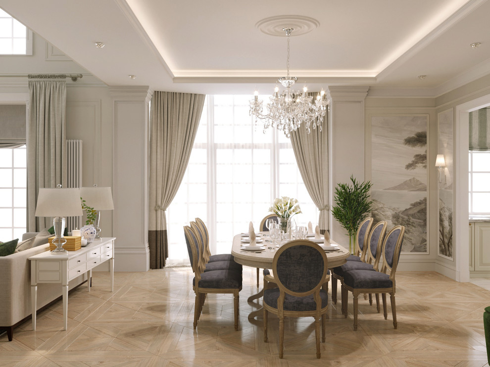 Загородный дом в классическом стиле 370 м.кв