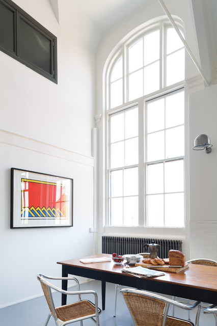 loft apartment London scandinavian-dining-room