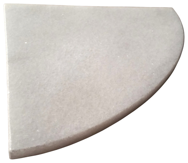 8" Marble Shower Corner Shelf Crystal Ice Stone Bathroom