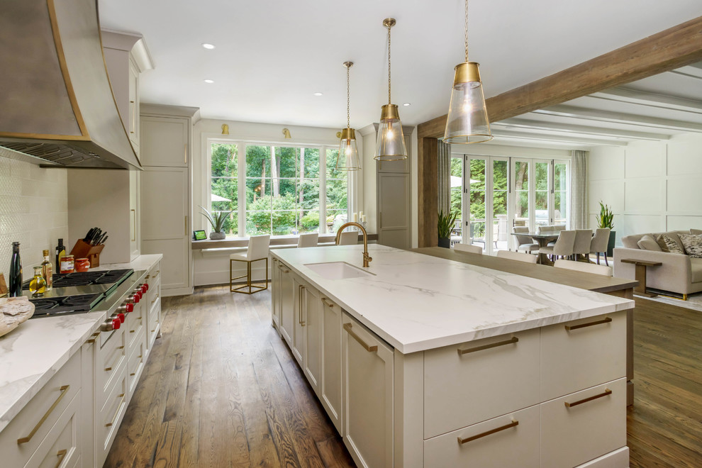 Inspiration for a transitional kitchen remodel in Atlanta