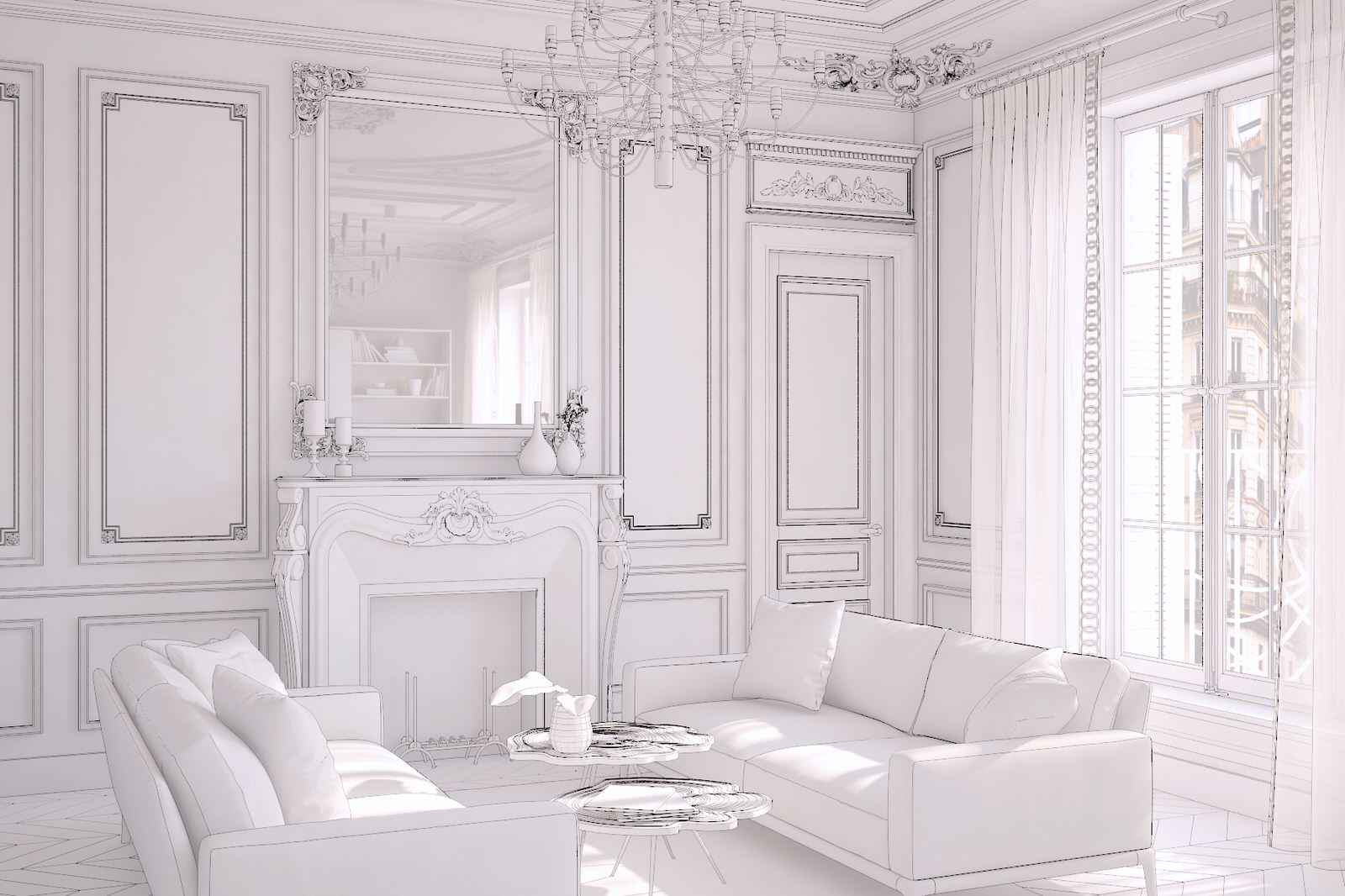 ∼ Salon de style parisienne ∼