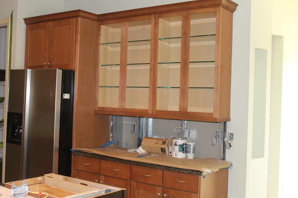 Linda's Kitchen Recolor Modern Contemporary Dover white Shaker style
