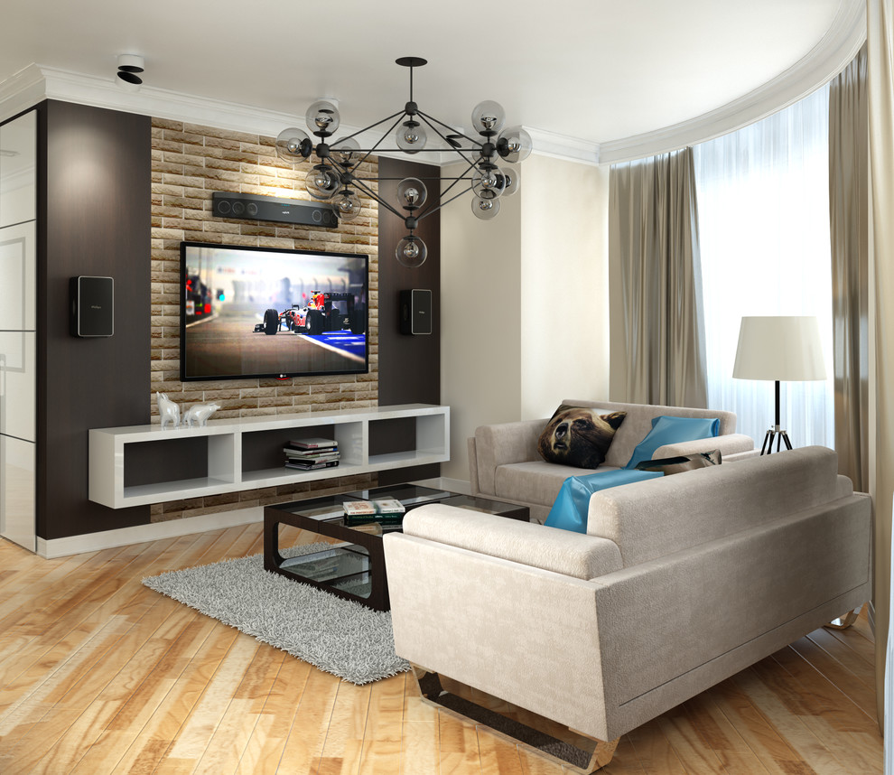 В стиле контемпорари.