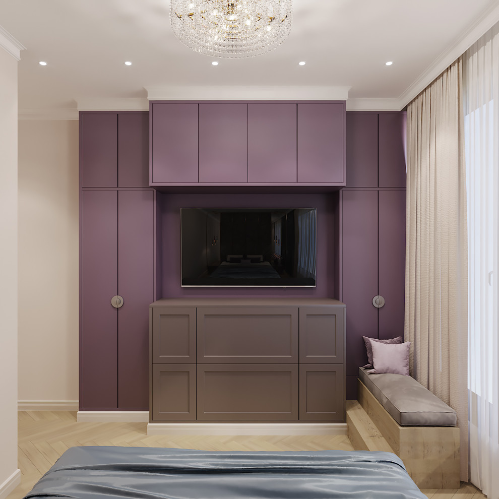 Дизайн спальни. ЖК. Береговой.