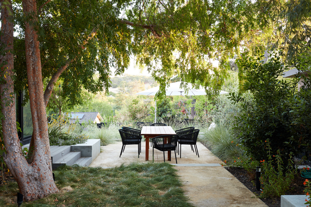 Inspiration for a midcentury patio in San Francisco.