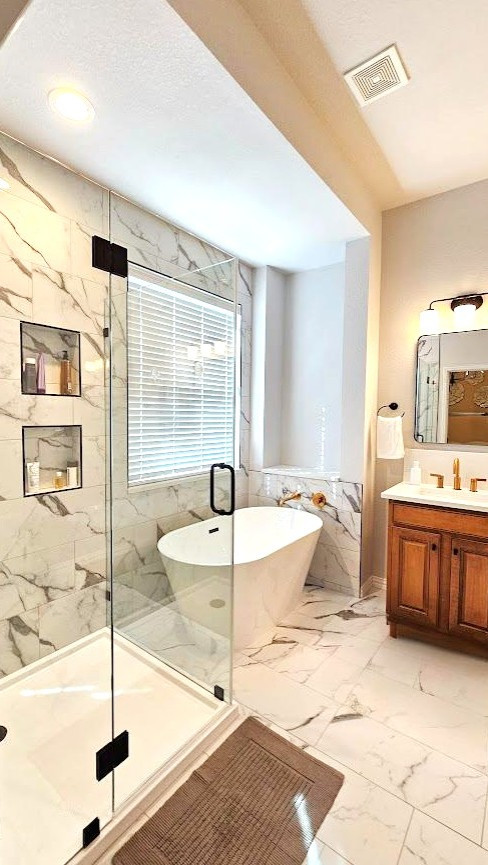 Farmers Branch TX - Full Bathroom Remodeling