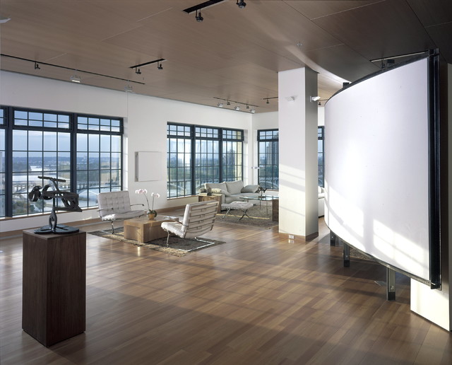 Minneapolis Loft contemporary-vardagsrum