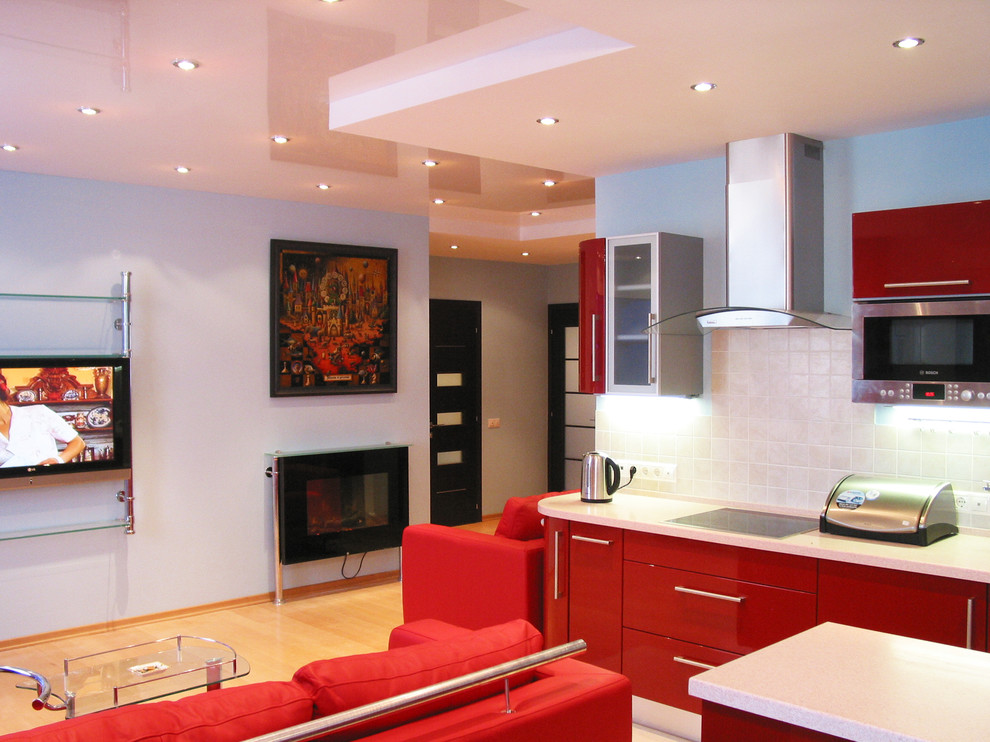 Квартира в ярком дизайне