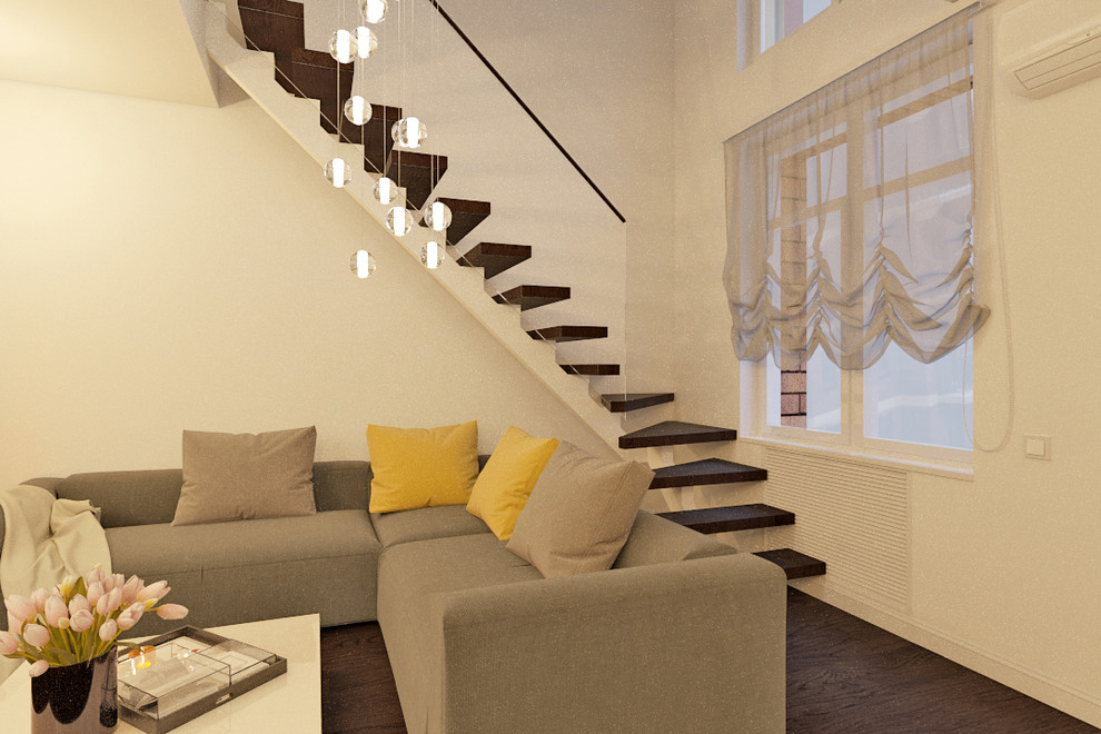 ИНТЕРЬЕР ДВУХУРОВНЕВОЙ КВАРТИРЫ ЖК «Город Набережных»