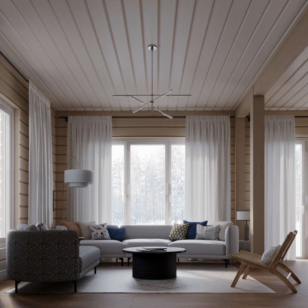 Дизайн частного дома в поселке Жодочи