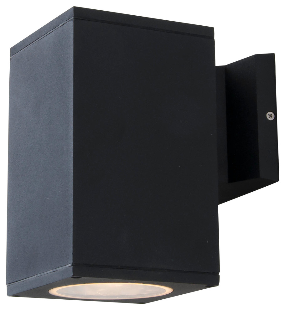 Summerside 1-Light Outdoor Wall Sconce, Matte Black