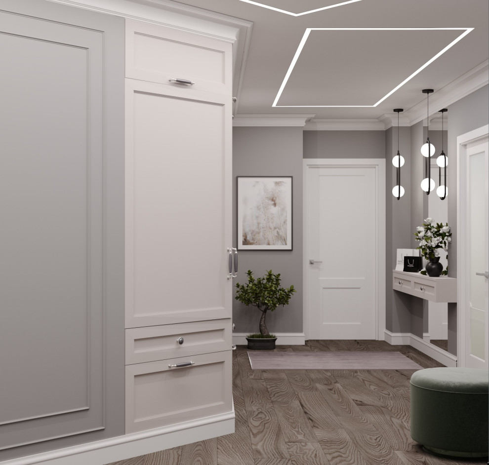 Дизайн-проект кухни, прихожей, гостиной