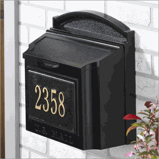 Wall Mailbox Package - Black