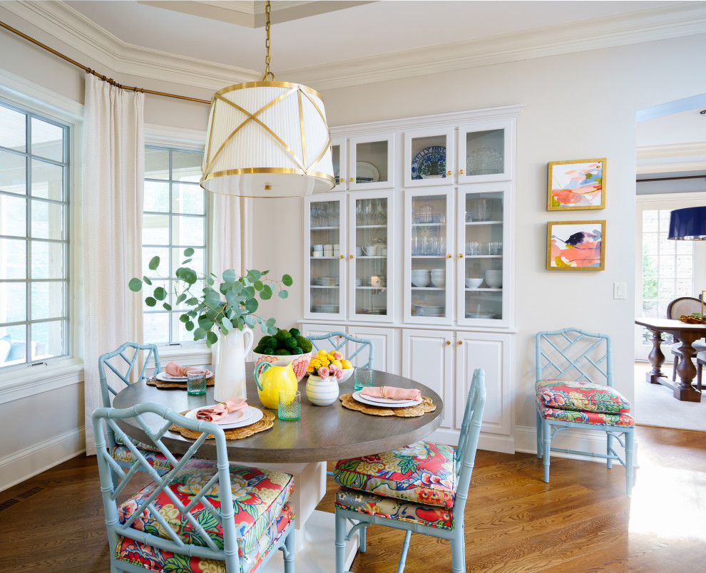 Striking Preppy - Kitchen, Dining, & Powder - Traditional - Dining Room ...