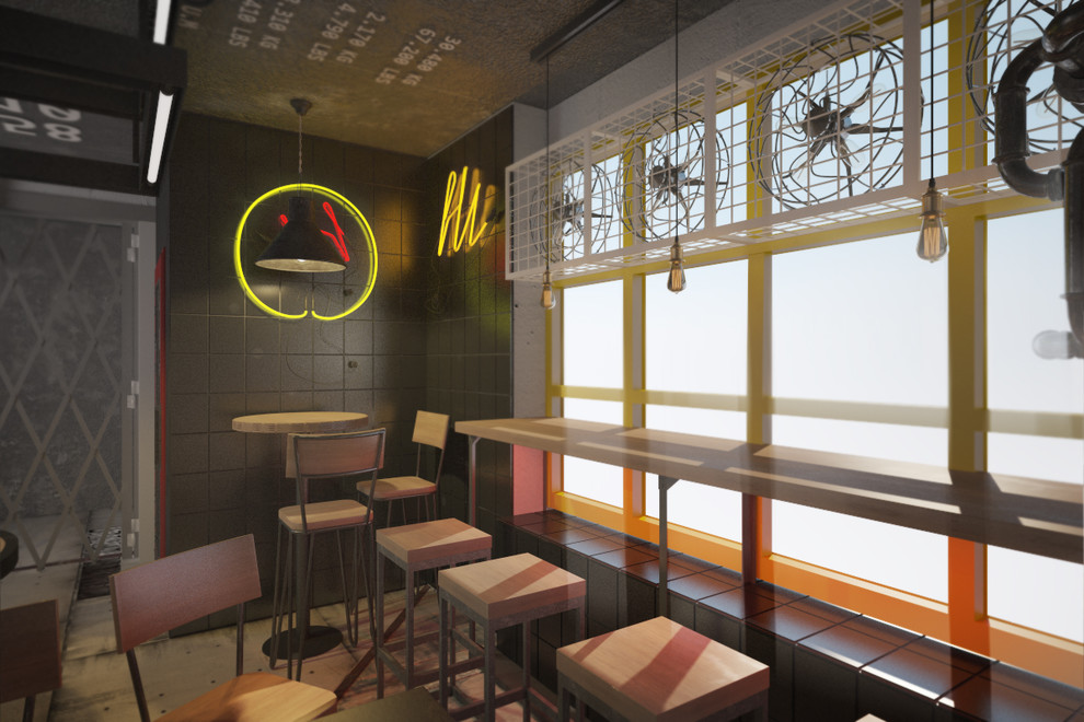 Дизайн проект общественного интерьера (бар) Revolver Craft beer